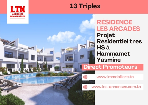 A Vendre Villa S3 Yasmine Hammamet