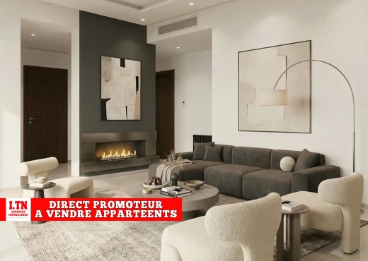 Appart S+3 à Ennasr Direct Promoteur