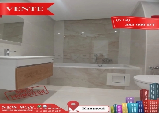 (S+2) à kantaoui Direct Promoteur, Prés de mer