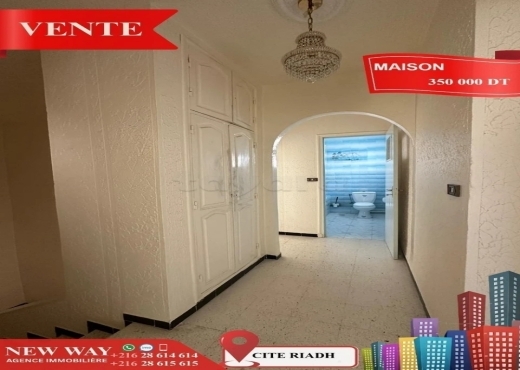Maison indépendante (S+4) à Cité Riadh