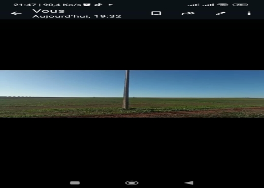 2 hectares sur la route 38 km de t