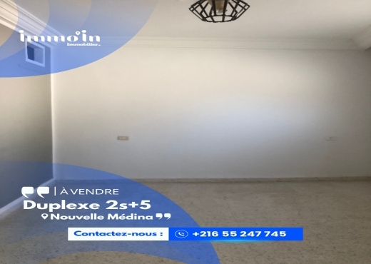 À VENDRE – Maison Duplexe 2S+5 à Médina Jadida