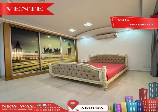 Villa de Plain Pied à Akouda