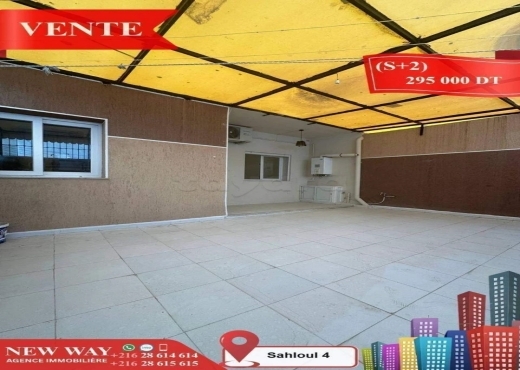 (S+2) à Sahloul 4, avec Place de Parking