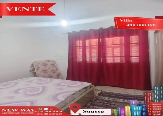Villa de Plain Pied à Sousse
