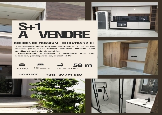 DERNIER S+1 NEUF RESIDENCE PREMIUM