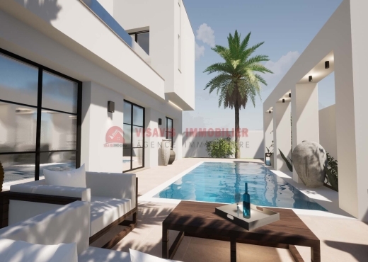 CONSTRUIRE UNE VILLA  À DJERBA