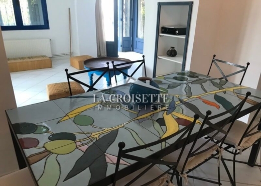 S3 meublé vue sur mer à Gammarth