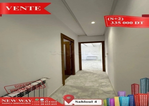 (S+2) Directe Promoteur à Sahloul 4