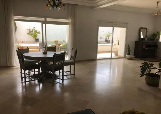 villa À Louer à TUNIS - A Louer Villa Meublé à Gammarth - Immobiliere.tn - Photo 4