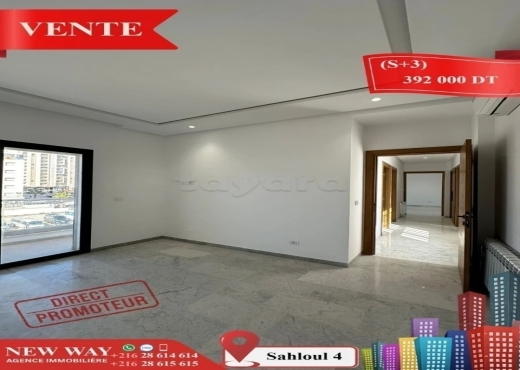 (S+3) Directe Promoteur à Sahloul 4