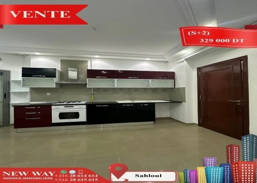 (S+2) à Sahloul avec Place de Parking
