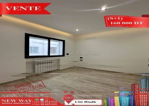 (S+1) Directe Promoteur à Cité Riadh Sousse