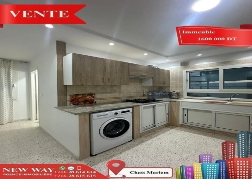 Résidence de 7 Appartements à Chatt Mariem