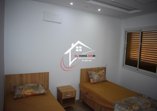 à l’année appartement s+2 à hiboun