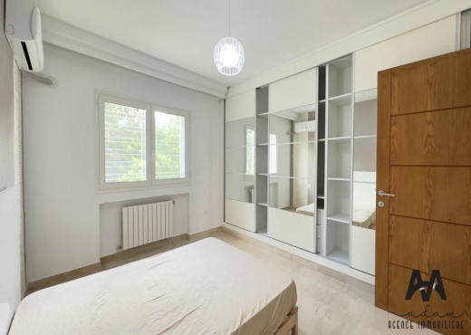 À louer Étage de Villa S+3 Meublé