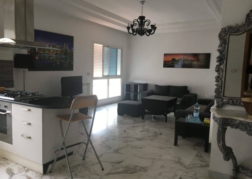 AL S+1 lux meublé la soukra 1350dt