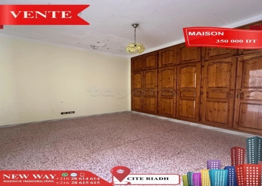 Maison indépendante (S+4) à Cité Riadh