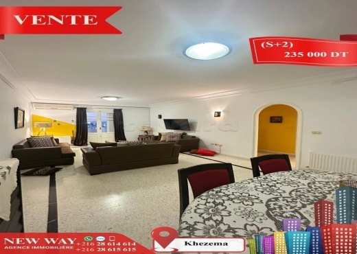 (S+2) à Khezema avec Meubles