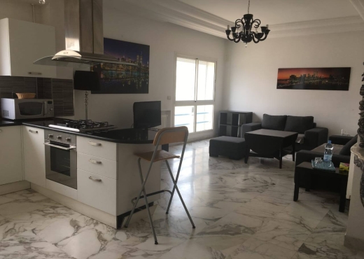 AL S+1 lux meublé la soukra 1350dt