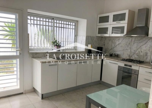 rez de chaussée À Louer à TUNIS - s3 avec piscine à Gammarth Mdl0033 - Immobiliere.tn - Photo 5