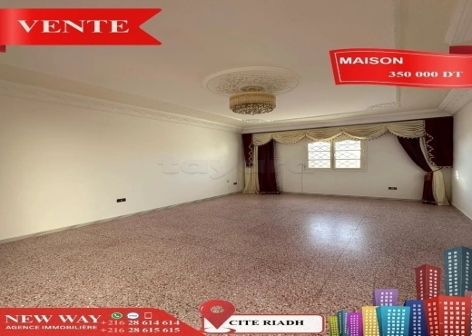 Maison indépendante (S+4) à Cité Riadh