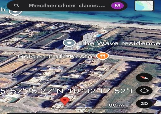 terrain À Vendre à SOUSSE - Magnifique terrain 480 m² à chat M - Immobiliere.tn