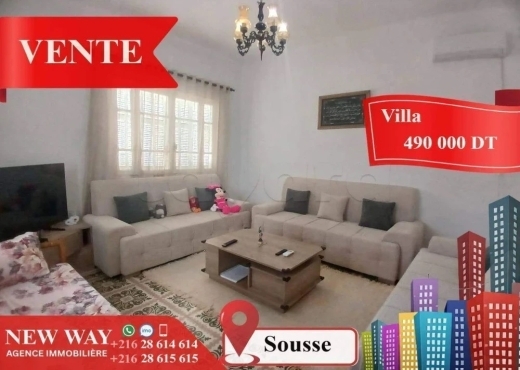 Villa de Plain Pied à Sousse