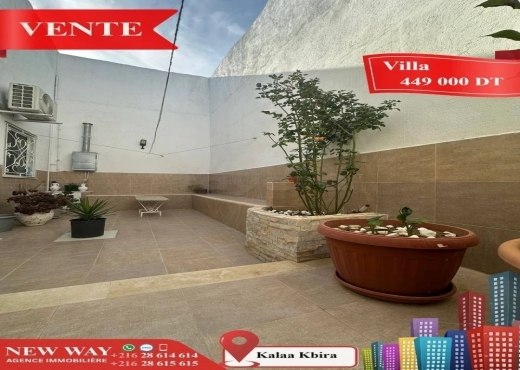 Villa à Kalàa Kbira , dans un quartier résidentiel