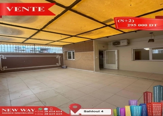 (S+2) à Sahloul 4, avec Place de Parking