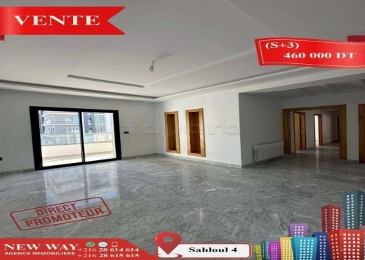 (S+3) Directe Promoteur à Sahloul 4