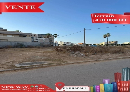 Terrain Fait l'angle à Bouhsina, Prés de l'école F