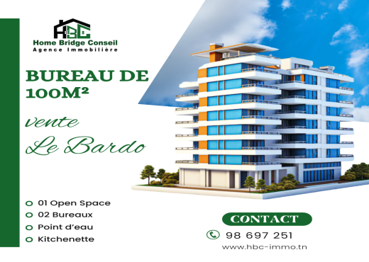 A Vendre Bureau de 100 m²
