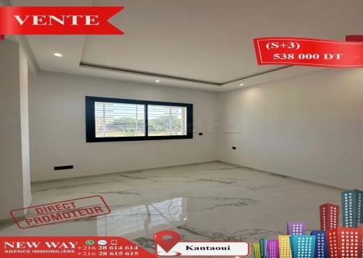 (S+3) à Kantaoui Direct Promoteur, Prés de la Mer