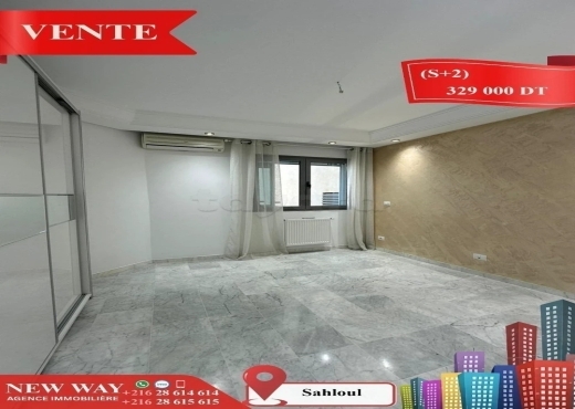(S+2) à Sahloul avec Place de Parking