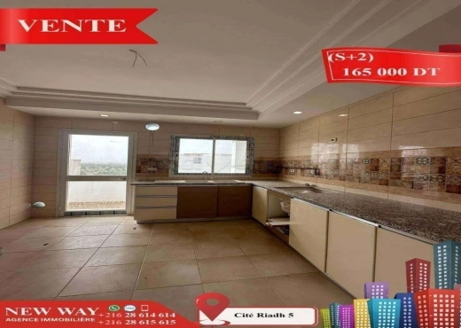 (S+2) Direct Promoteur à Cité Riadh 5