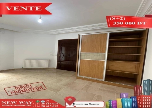 (S+2) Direct Promoteur à Hammam Sousse