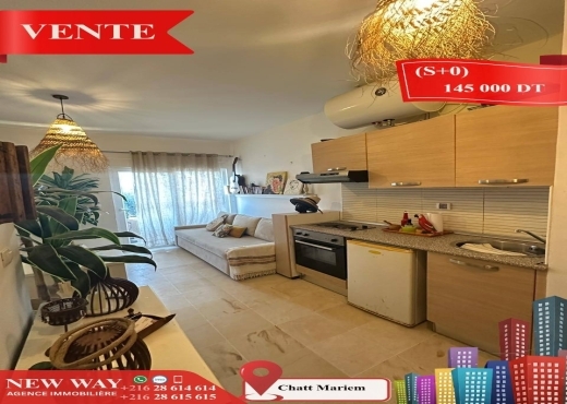 Appartement À Vendre à SOUSSE - (S +0) avec meubles à Chatt Mariem, Prés de la mer - Immobiliere.tn - Photo 5