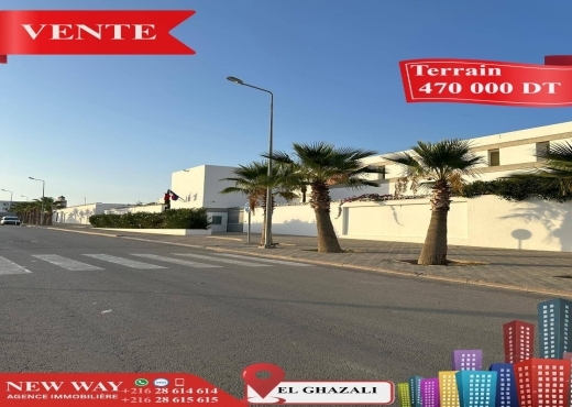 Terrain Fait l'angle à Bouhsina