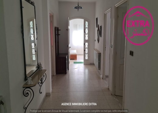 A Louer Etage Villa Meublé a Nabeul