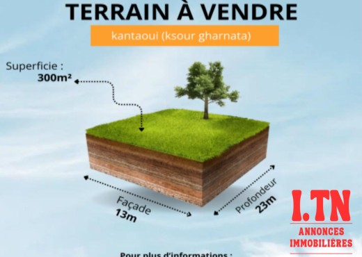 Terrain 300m² à Kantaoui (Kousour