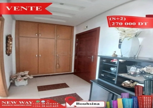(S+2) à Bouhsina avec Place de Parking