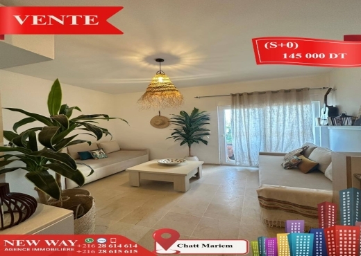 Appartement À Vendre à SOUSSE - (S +0) avec meubles à Chatt Mariem, Prés de la mer - Immobiliere.tn - Photo 4