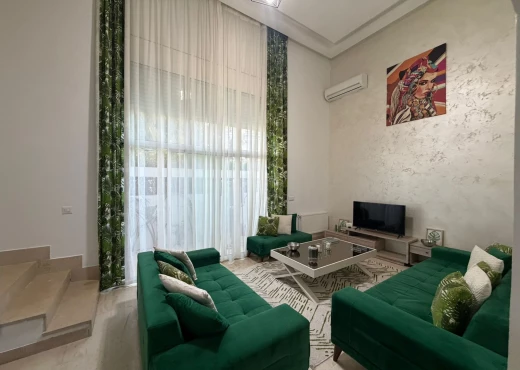 duplex À Louer à TUNIS - Superbe duplex meublé à Sidi Daoud - Immobiliere.tn - Photo 3