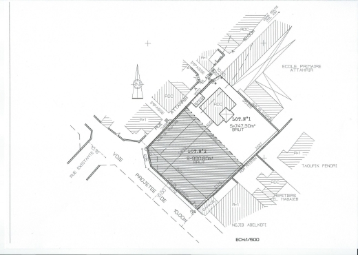 Terrain de 747 m² avec maison