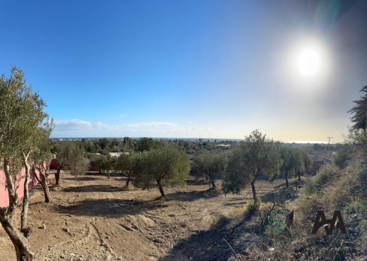 Terrain à vendre vue de mer