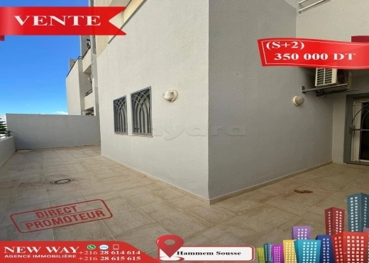 (S+2) Direct Promoteur à Hammem Sousse, Prés de la