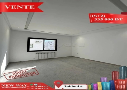(S+2) Directe Promoteur à Sahloul 4
