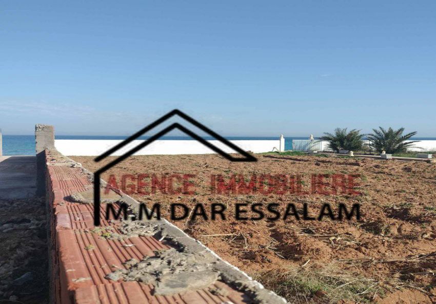 terrain première position de la mer