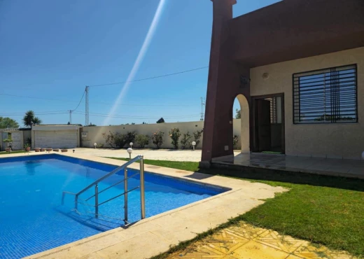 villa À Louer à SOUSSE - A Louer Villa S+3 Chatte Mariem - Immobiliere.tn - Photo 7
